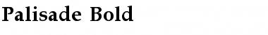 Palisade Bold Font