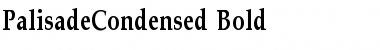 PalisadeCondensed Bold Font