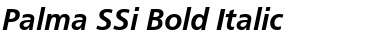 Palma SSi Bold Italic Font