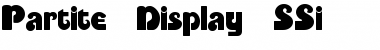 Download Partite Display SSi Font