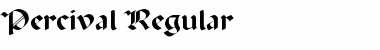 Percival Regular Font