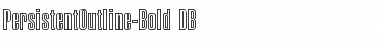 Download PersistentOutline DB Font