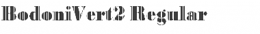 BodoniVert2 Regular Font