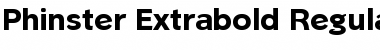 Phinster Extrabold Regular Font