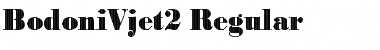 BodoniVjet2 Regular Font