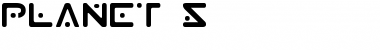 Planet S Regular Font