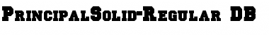 PrincipalSolid DB Regular Font