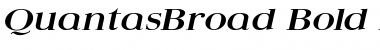 QuantasBroad Bold Italic Font