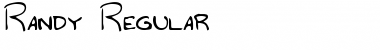 Randy Regular Font