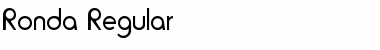 Ronda Regular Font