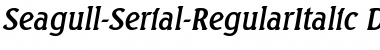 Download Seagull-Serial DB Font