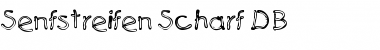 Senfstreifen DB Scharf Font