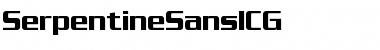 SerpentineSansICG Regular Font