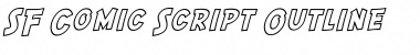 SF Comic Script Outline Regular Font