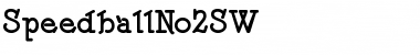 Download SpeedballNo2SW Font