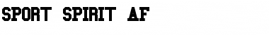 Download SPORT SPIRIT AF Font