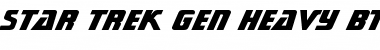 StarTrekGen Hv BT Heavy Font