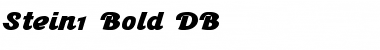 Stein1 DB Bold Font