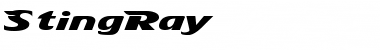 StingRay Extrabold Font