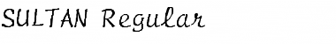 SULTAN Regular Font