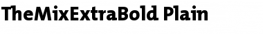 TheMixExtraBold Plain Font