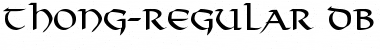 Thong DB Regular Font