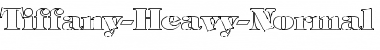 Tiffany-Heavy-Normal Hollow Regular Font