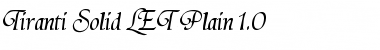 Download Tiranti Solid LET Font
