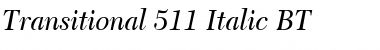 Transit511 BT Italic Font