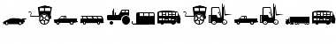 Transportation Regular Font