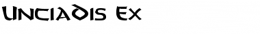 UnciaDis Ex Regular Font
