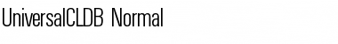 UniversalCLDB Normal Font