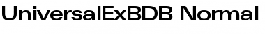 Download UniversalExBDB Font