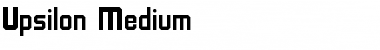 Upsilon Medium Font