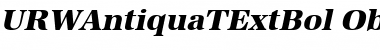 Download URWAntiquaTExtBol Font