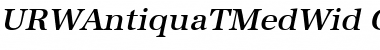 Download URWAntiquaTMedWid Font