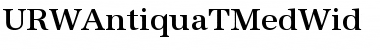 URWAntiquaTMedWid Regular Font