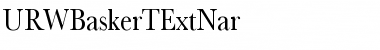 URWBaskerTExtNar Regular Font