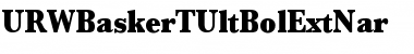 Download URWBaskerTUltBolExtNar Font