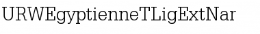 URWEgyptienneTLigExtNar Regular Font