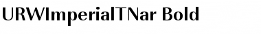 URWImperialTNar Bold Font