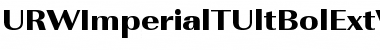 URWImperialTUltBolExtWid Regular Font