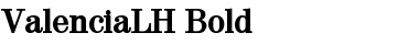 ValenciaLH Bold Font