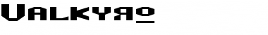 Valkyro Regular Font