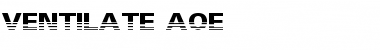 Download Ventilate AOE Font