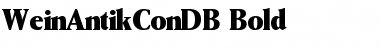 WeinAntikConDB Bold Font