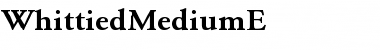 Download WhittiedMediumE Font