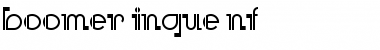 Boomer Ingue NF Regular Font