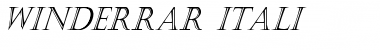 Winderrar-Itali Regular Font