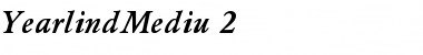 YearlindMediu 2 Regular Font